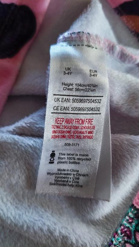 Pyžamo dívčí sametové lol, 98