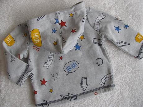 Chlapecká šedá mikina s kapucí, pepco,68