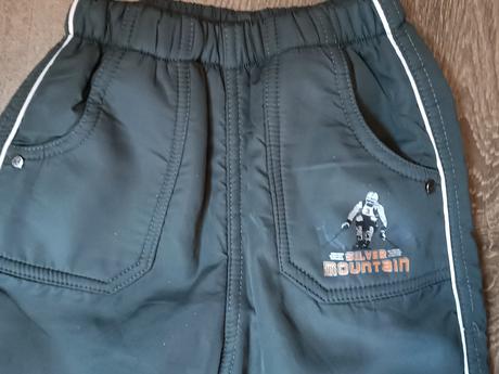 3x oteplováky/zateplené kalhoty, vel. 104, loap,104