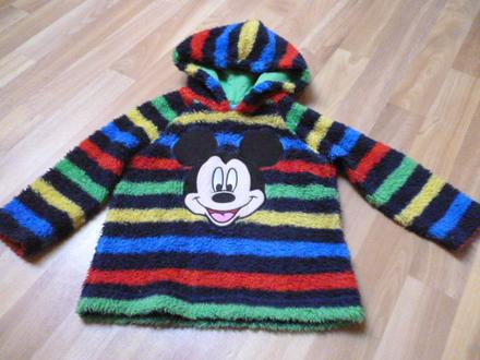 Huňatá mikina mickey vel. 2-3, disney,98