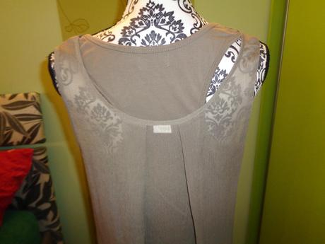 Krásné hnědé dvouvrstvé šaty 40/42, bonprix,42