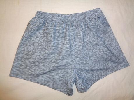 Šedomodré melírované šortky nike 6/7 let, nike,122