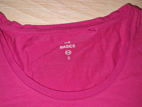 Tričko s kr. rukávem růžové ca basics, c&a,s