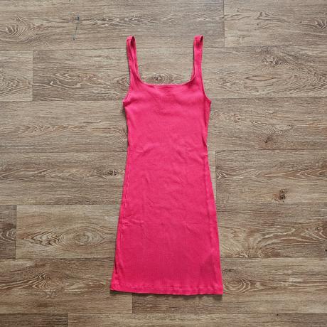 Červené mini šaty h&m vel. xs, h&m,xs