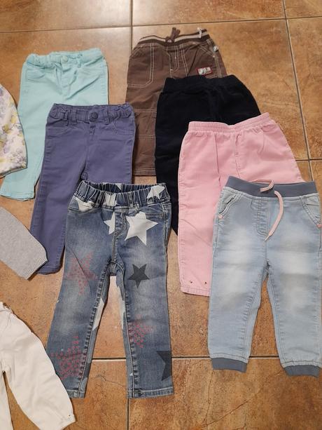 Dívčí set/balík, vel. 80/86, 86–98