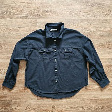 Dívčí černá košile h&m vel. 152, h&m,152