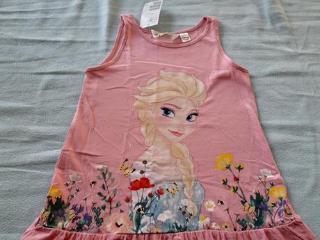 2 x letní šaty, ham, vel 122/128, h&m,122