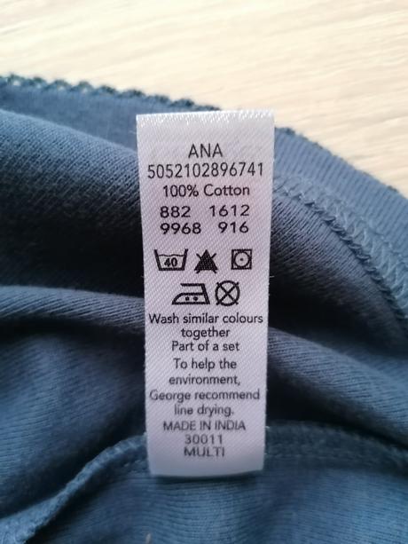 Bavlněné tmavě modré tričko george vel 104 - 110, george,104