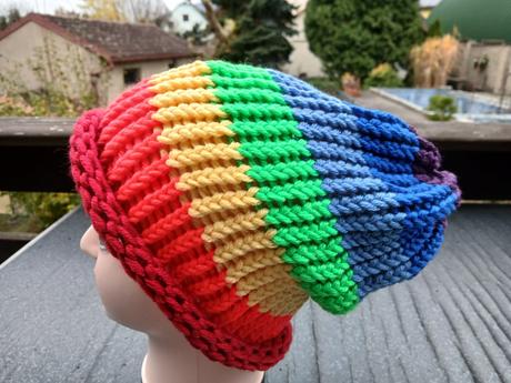 Pletené spadlé čepice (různé barvy), 36 - xxxl