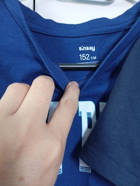 Trička barevný potisk, sinsay,152