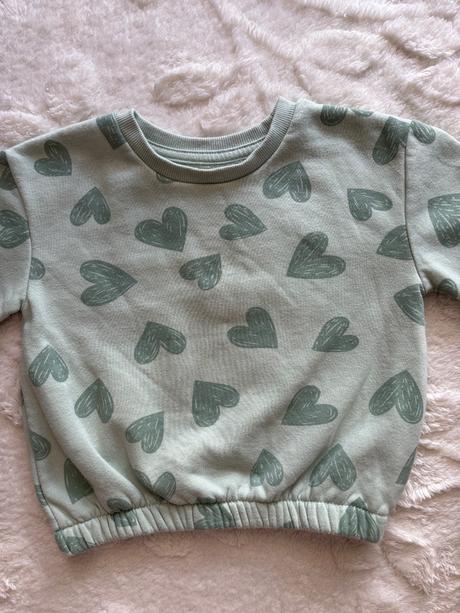 Mikina bledě zelená - v.12/18 měs., primark,86