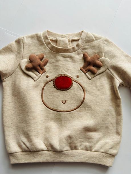 Mikina vánoční - v.0/3 měs, 62