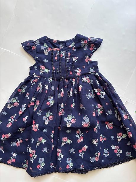 Šaty společenské s květy - v.6/9 měs zn. george, george,74