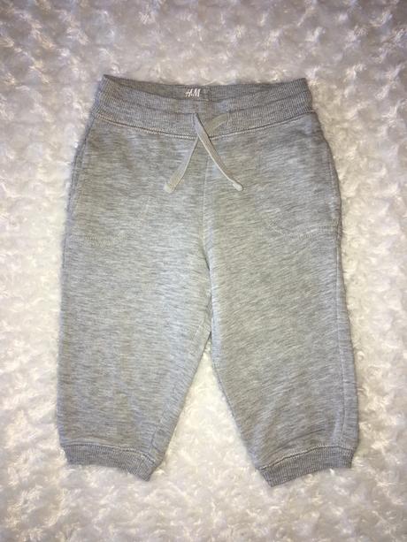 Šedé tepláky h&m, h&m,74