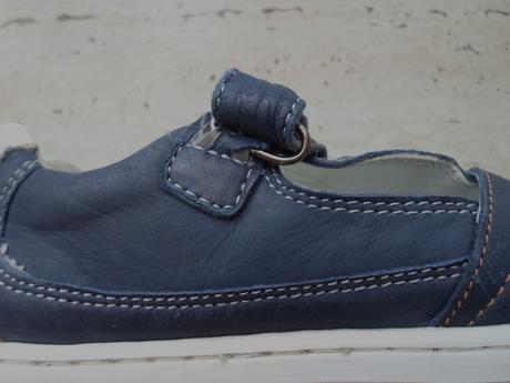 Modré boty polobotky sandály kožené, lasocki,33