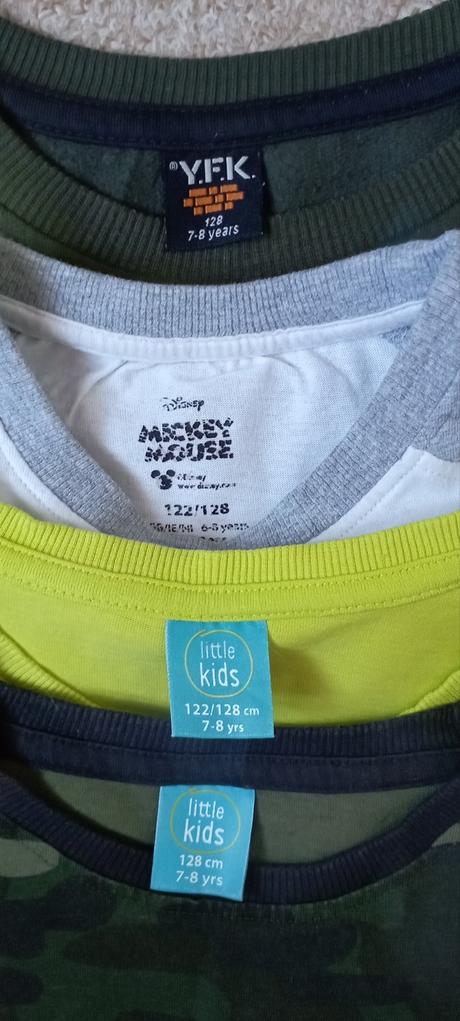 4x tričko vel."128", disney,128