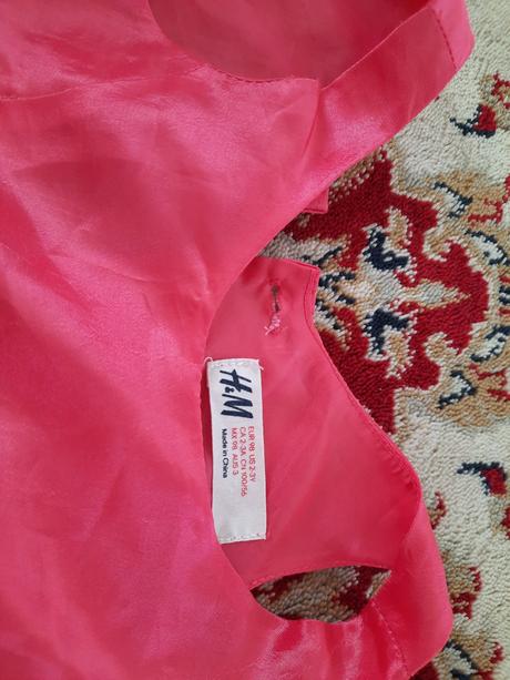 Tylové třpytivé šaty, h&m,98