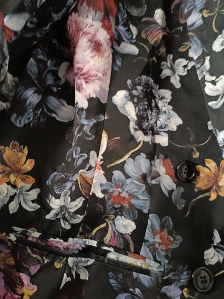 Květované sako, h&m,38
