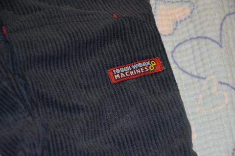 Manšestrové kalhoty na gumu, 80