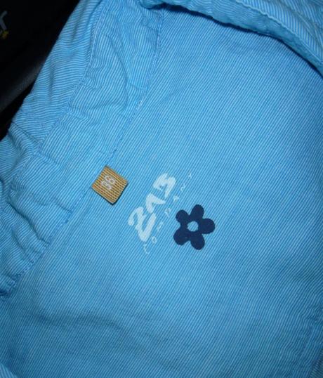 Košilová halenka - vel.l krásně modrá, l