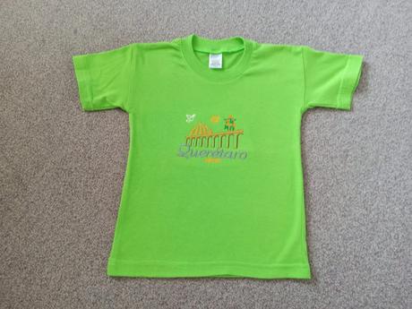 Zelené tričko s výšivkou mexico, 128