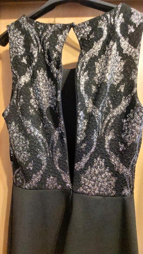 Společenské šaty černo-zlaté, bonprix,s