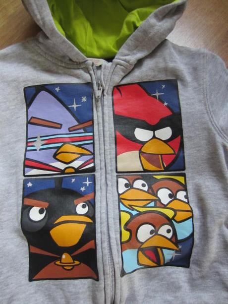 Mikina angry birds, h&m,98