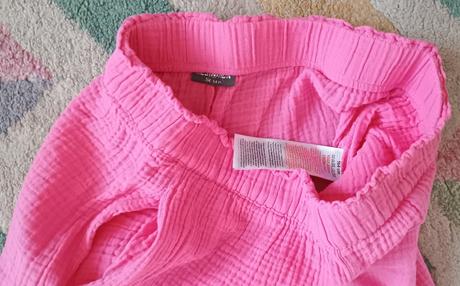 Letní pohodlné široké kalhoty, 158