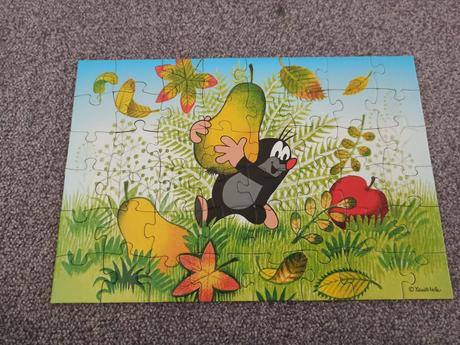 Puzzle-krtek jaro a podzim, 