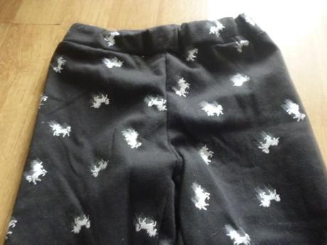 Vyteplené legíny jednorožec vel.l, primark,l