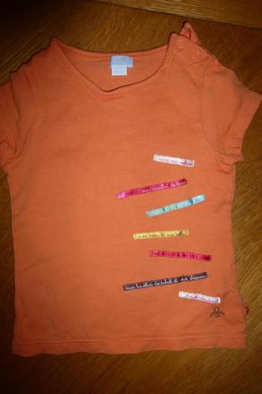 Triko oranžové, 80