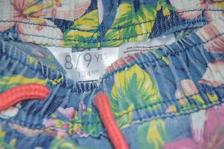 Bavlněné kraťasy s potiskem, 134