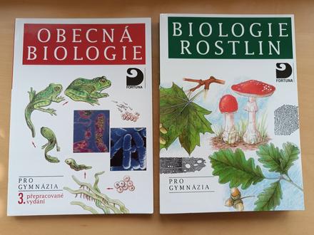 2 učebnice biologie pro gymnázia, 