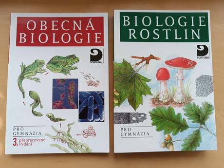 2 učebnice biologie pro gymnázia, 