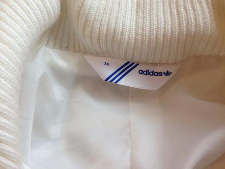 Bílá zimní sport péřová bunda adidas, vel. 36, s, adidas,s