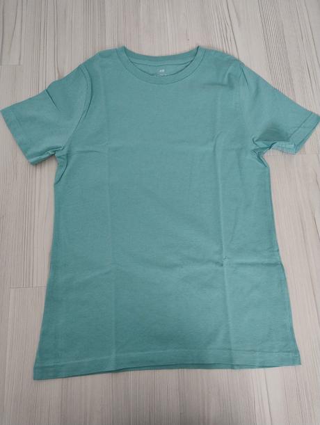 Světle zelené tričko s kr. rukávem hm, vel.146/152, h&m,146