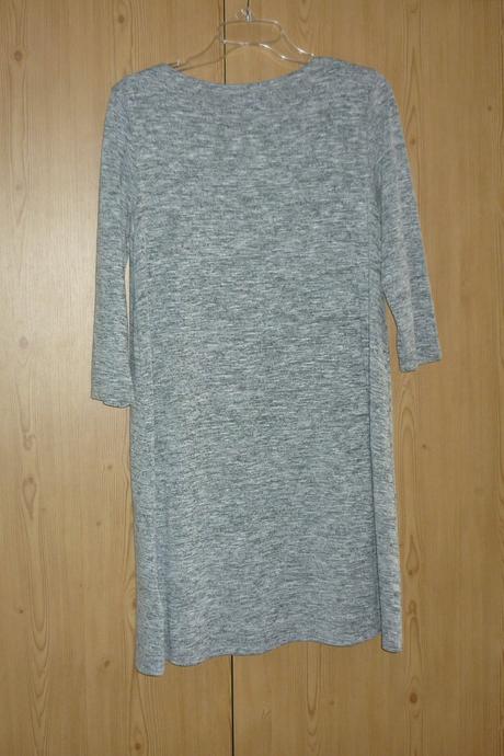 Melírované šedé úpletové šaty takko fashion, takko,s