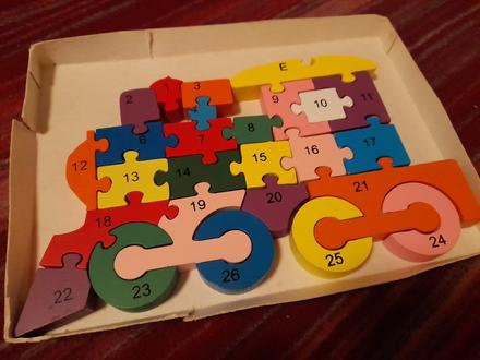 Puzzle, hračky, skládačky, 