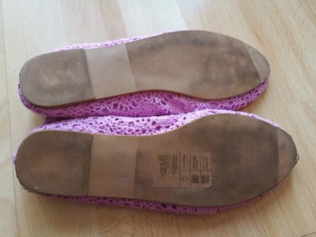 Háčkované boty & balerinky h&m vel. 34, h&m,34