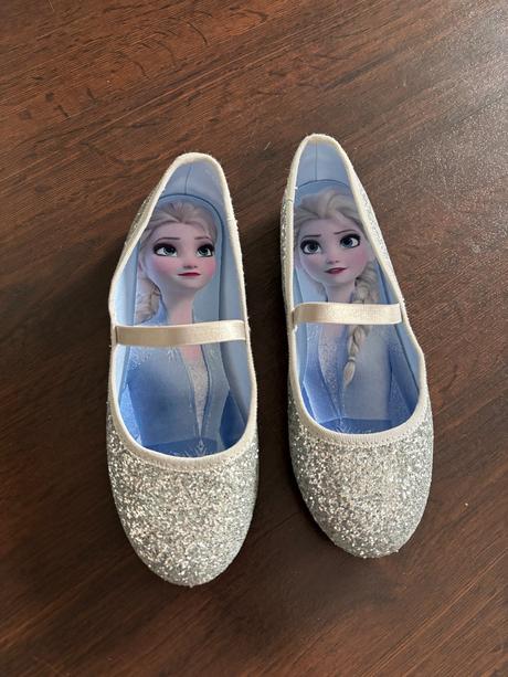 Třpytivé baleríny 34 h&m top stav, h&m,34