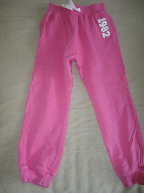 Růžové tepláky next, vel. 8-9 let, next,128