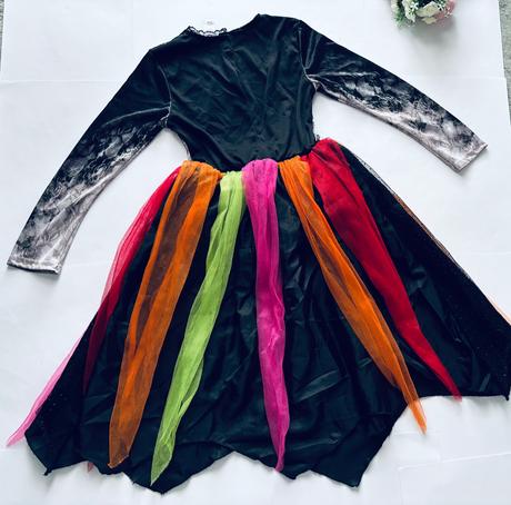 An26/ kostým kostlivka šaty - v.11/12 let zn. tu,