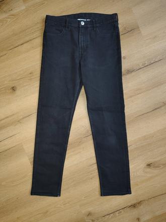 Dětské strečové rifle/kalhoty h&m 170 černé, h&m,170
