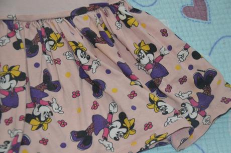 116 122 128 134 letní šaty s minnií, disney,128