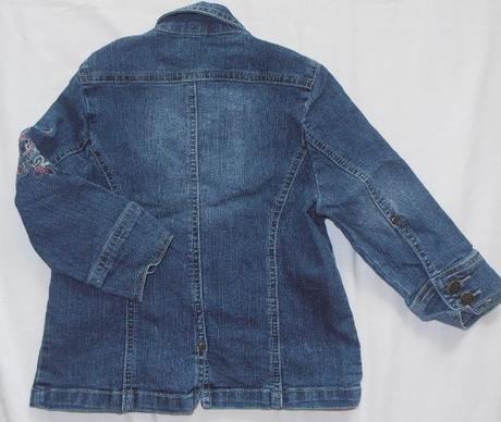 P155. riflový kabátek 4 roky 	, 110