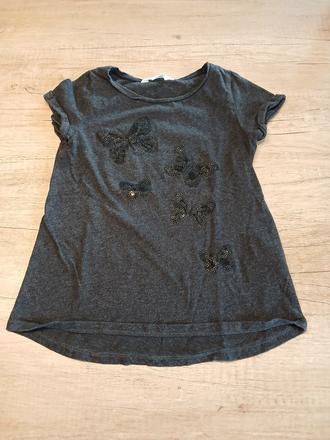 Tričko motýl hm vel. 110/116, h&m,116