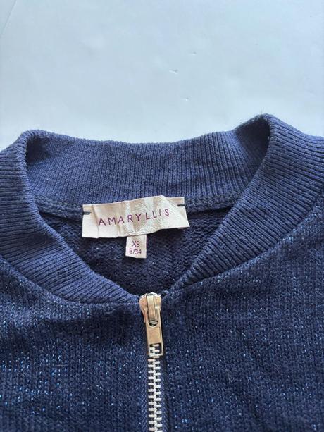 Svetr s metalickou přízí - v.xs, xs