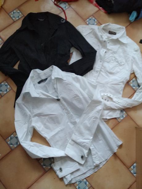 3x košilová halenka, m