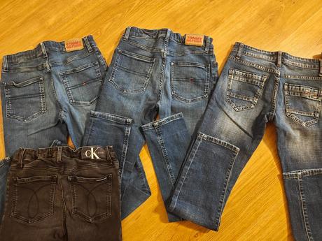 Džíny chlapecké vel. 158-164 (12-13 let), tommy hilfiger,164