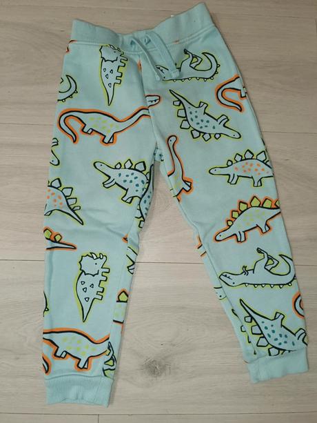 Modré tepláky s dinosaury 98, 98